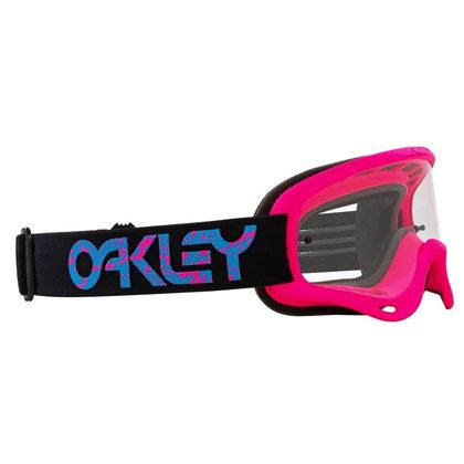 Masque cross Oakley O FRAME PINK SPLATTER CLAIR 2023 - Rose