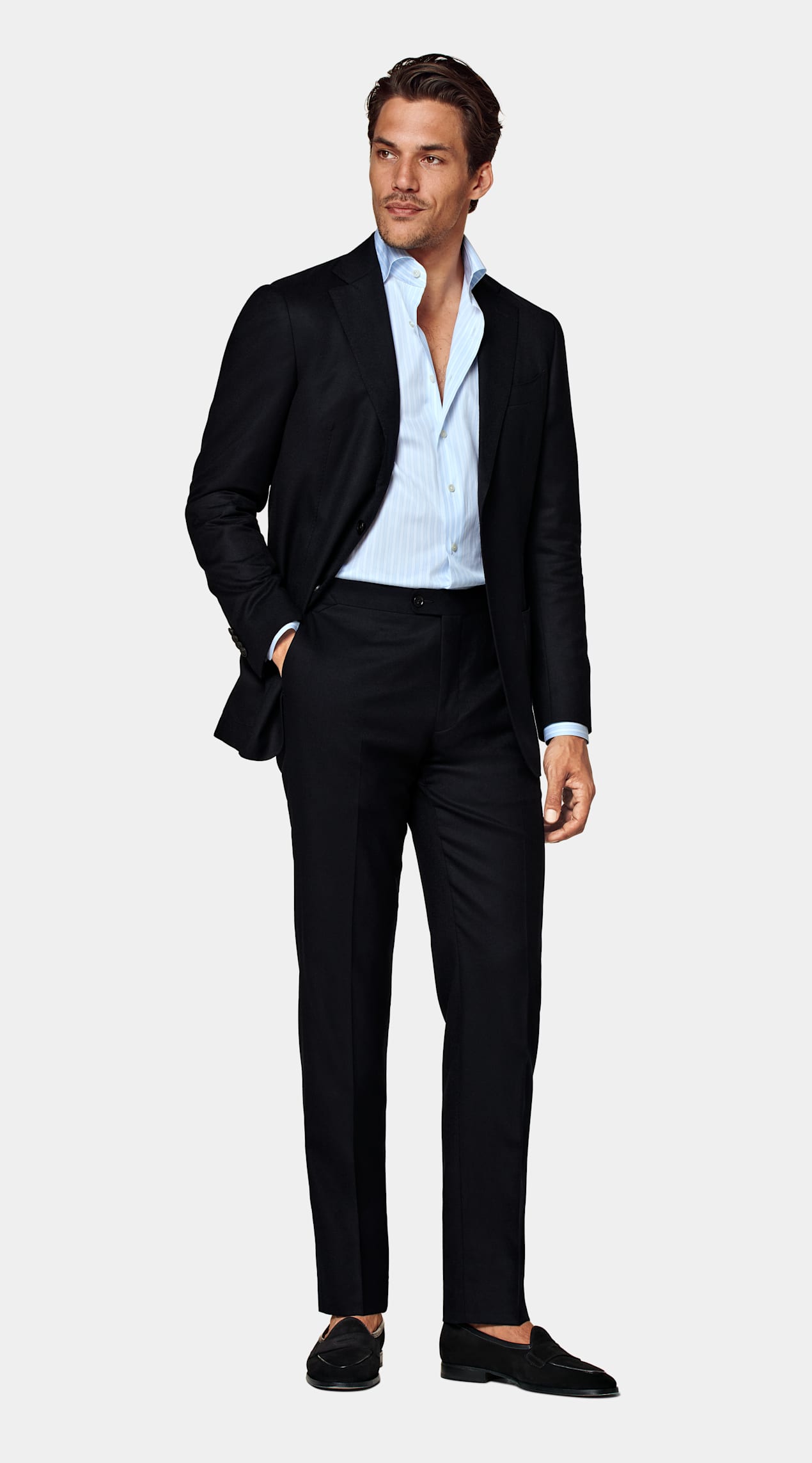 Costume Havana coupe Tailored bleu marine