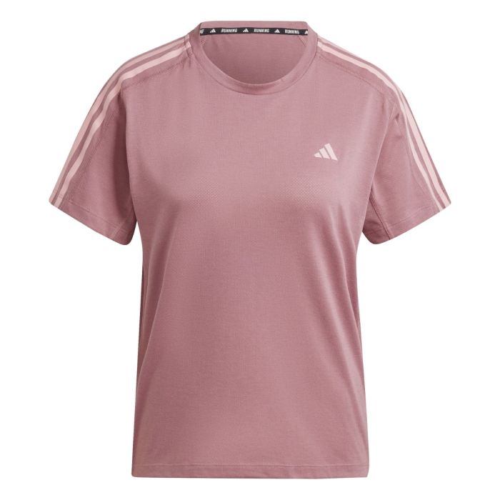 adidas Dame T-shirts Own The Run E 3-Stripes T-shirt Rød