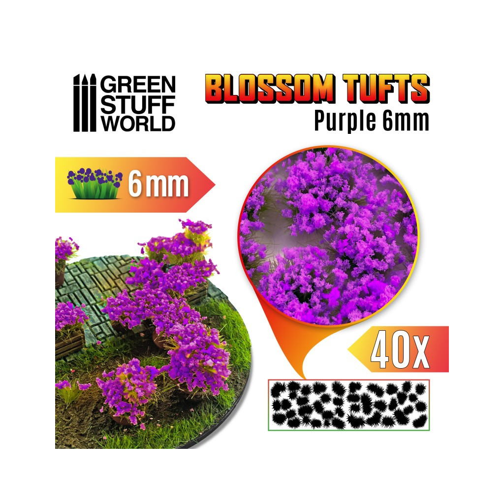 Green Stuff World - Touffes de Fleurs - 6mm