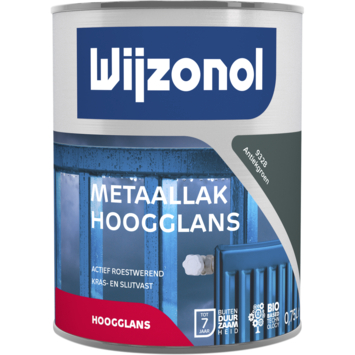 Wijzonol metaallak hoogglans antiek groen 750 ml