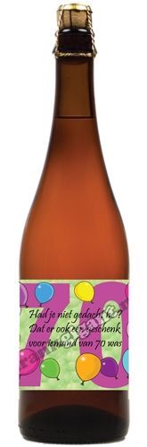 70 jaar Blond Bier 75 cl