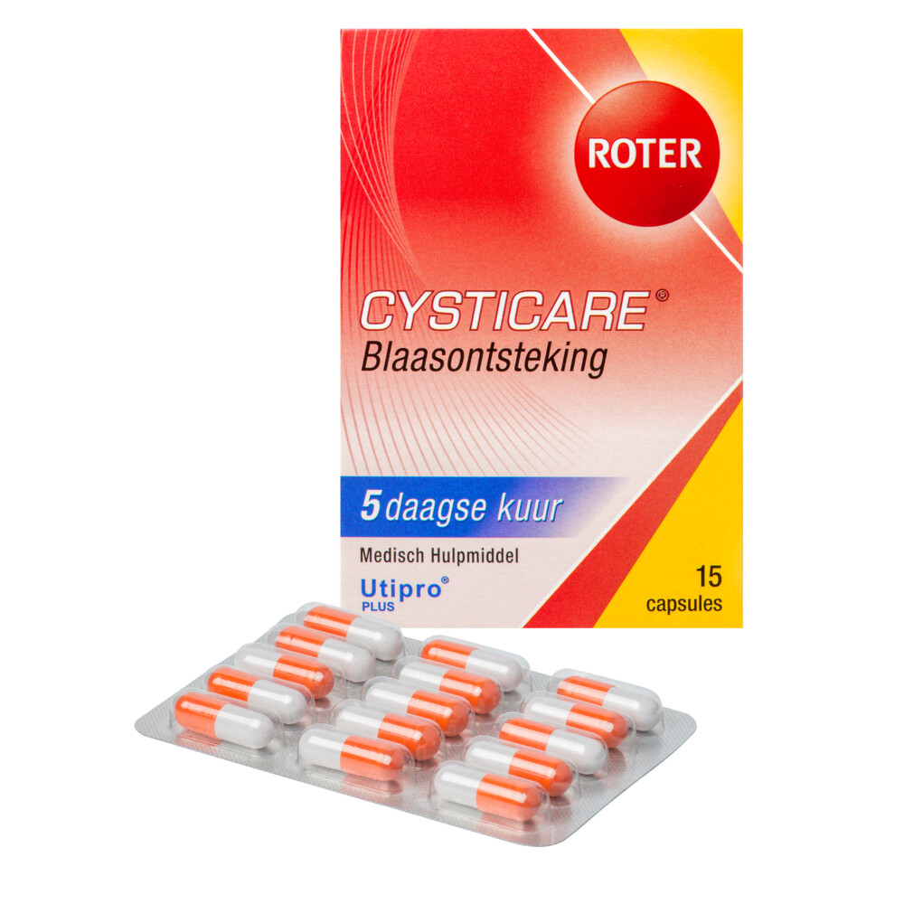 Roter Cysticare 5 Daagse Kuur15 capsules
