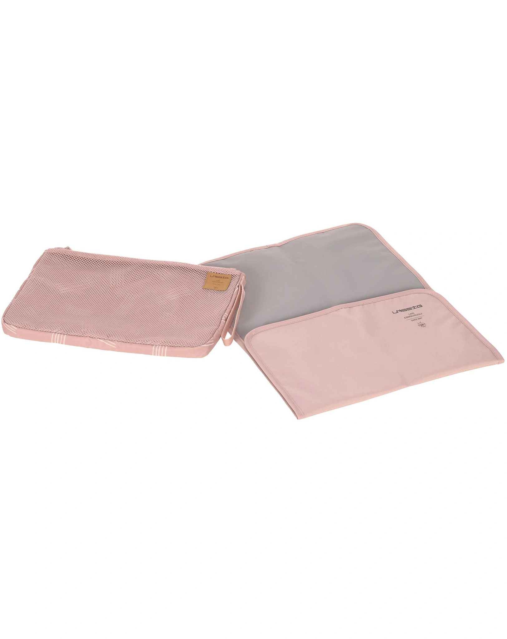 Organizer NURSERY CADDY - SOFT STRIPES in rose