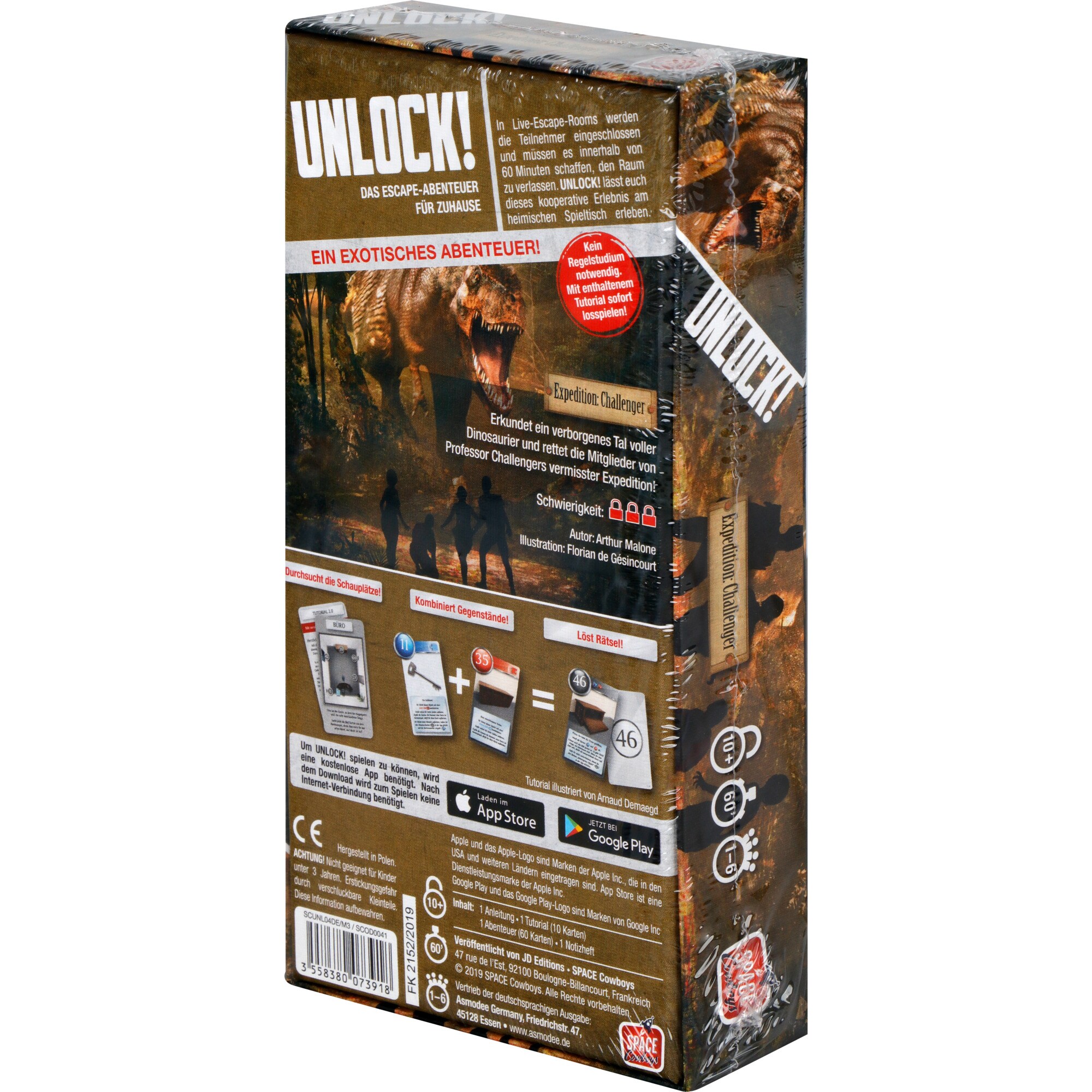 Asmodee Partyspiel Unlock! - Expedition: Challenger