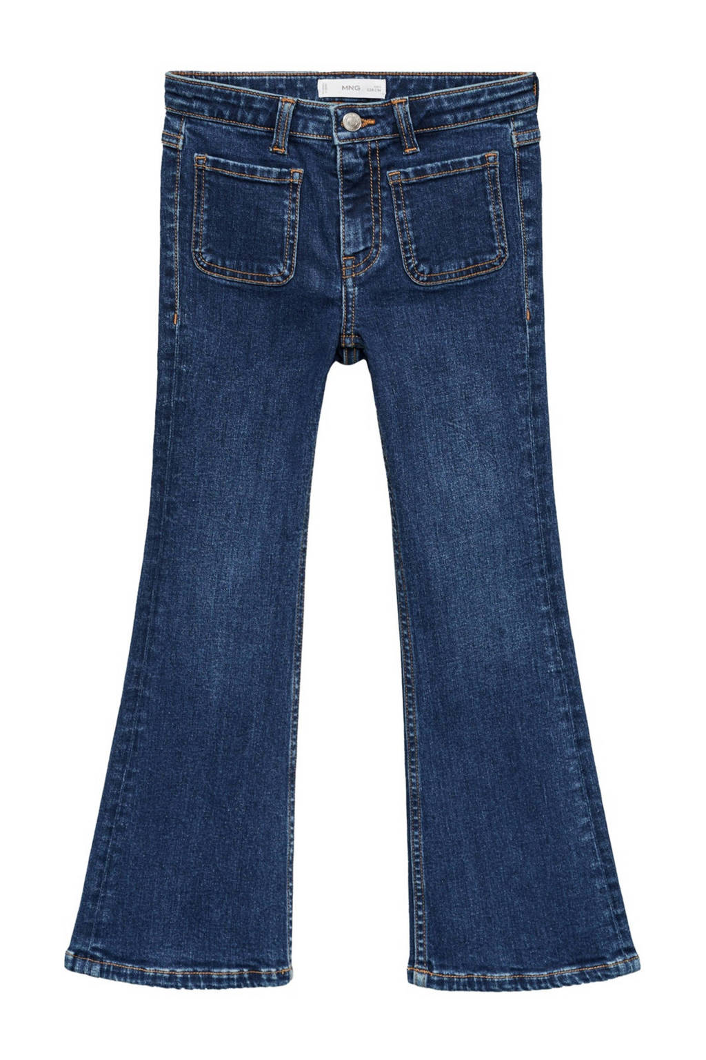 Mango Kids flared jeans donkerblauw
