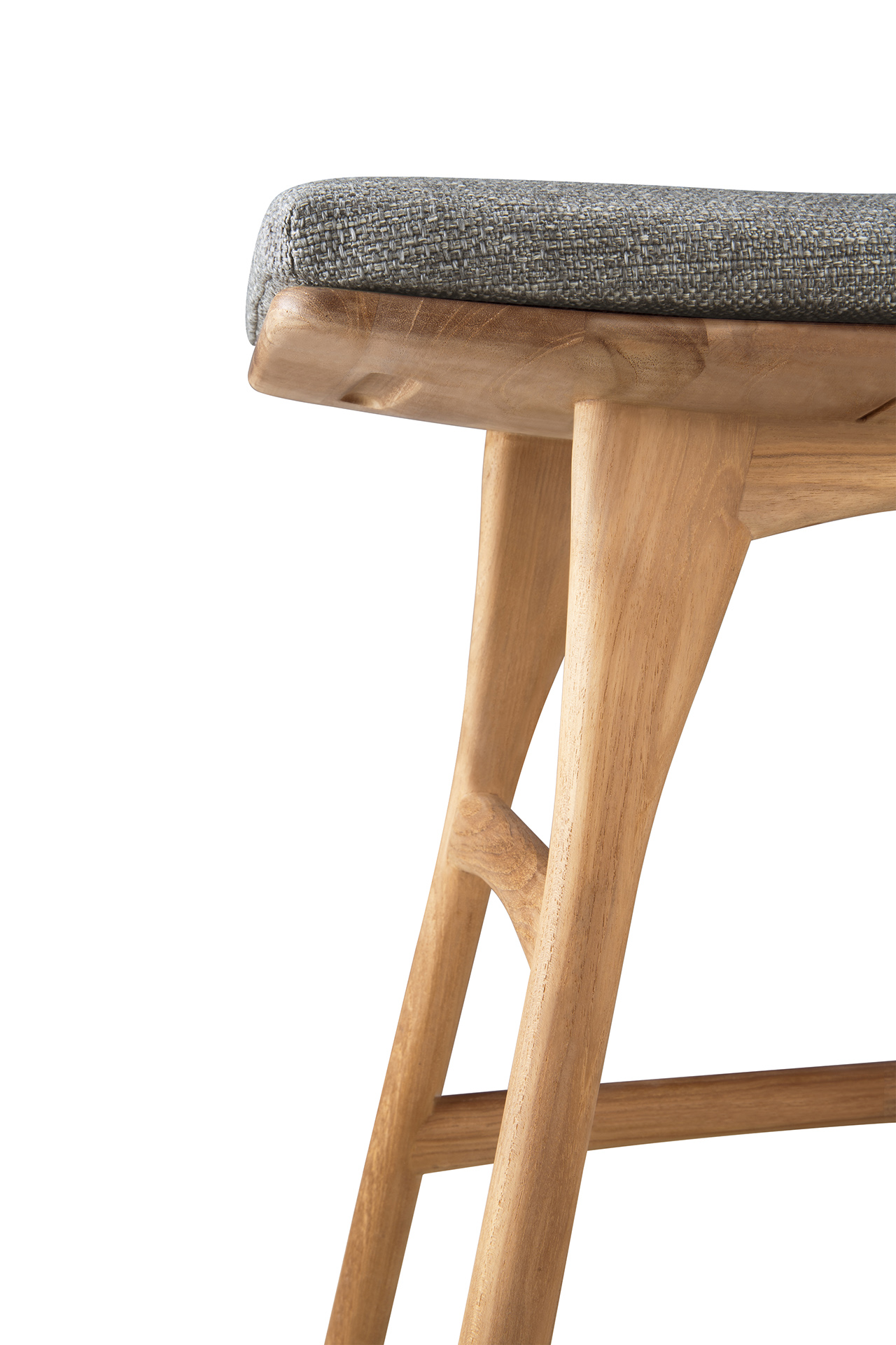 Teak Osso tuinkruk 45 - met mocha kussen