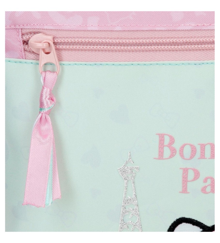 Joumma Bags Mochila escolar Hello Kitty Paris turquesa -30x38x12cm-