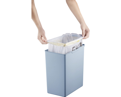 EKO Morandi Touch Bin met scharnierend deksel, 20 l, blauw