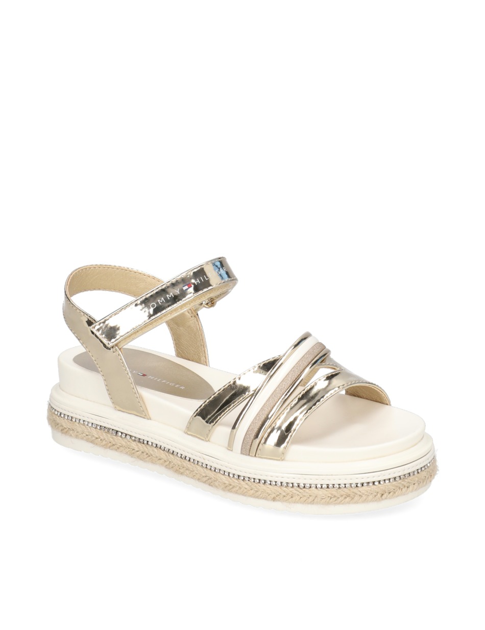 PLATFORM VELCRO SANDAL