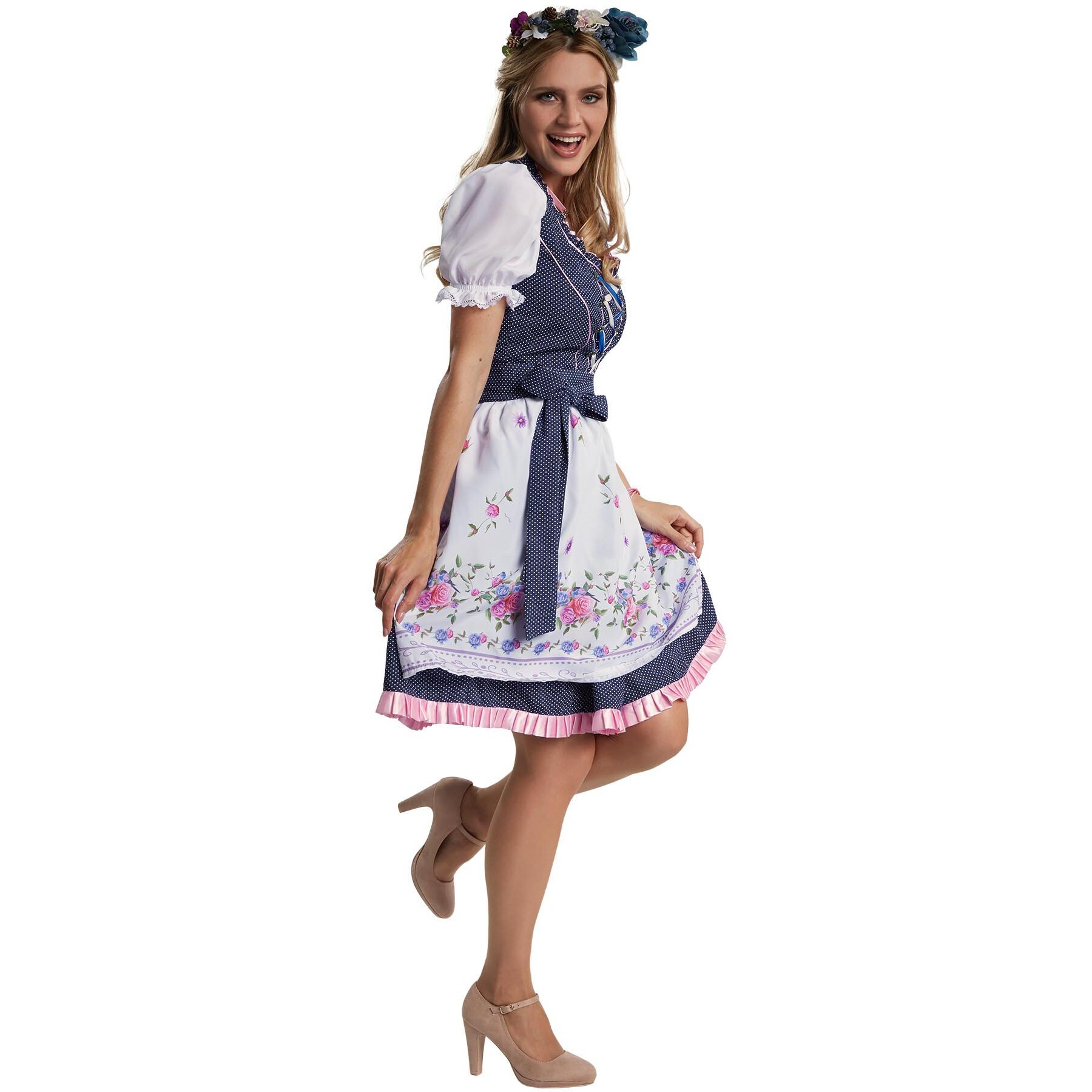 tectake® Frauenkostüm Mini-Dirndl Garching Modell 2