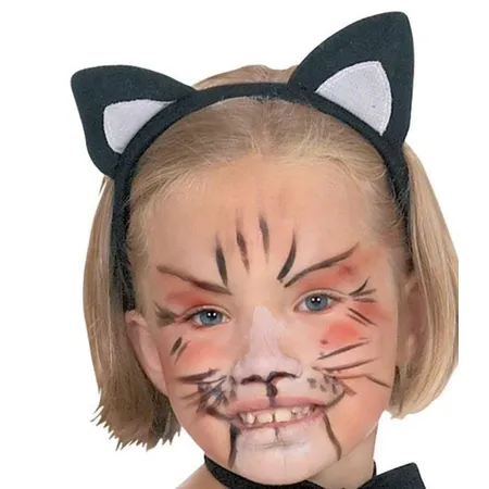 Mottoland Kostüm Katzenohren für Kinder Haarreif
