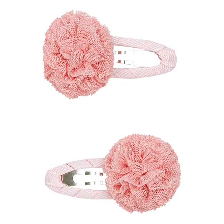 Milk x Soda Barrettes Pompom | Orange
