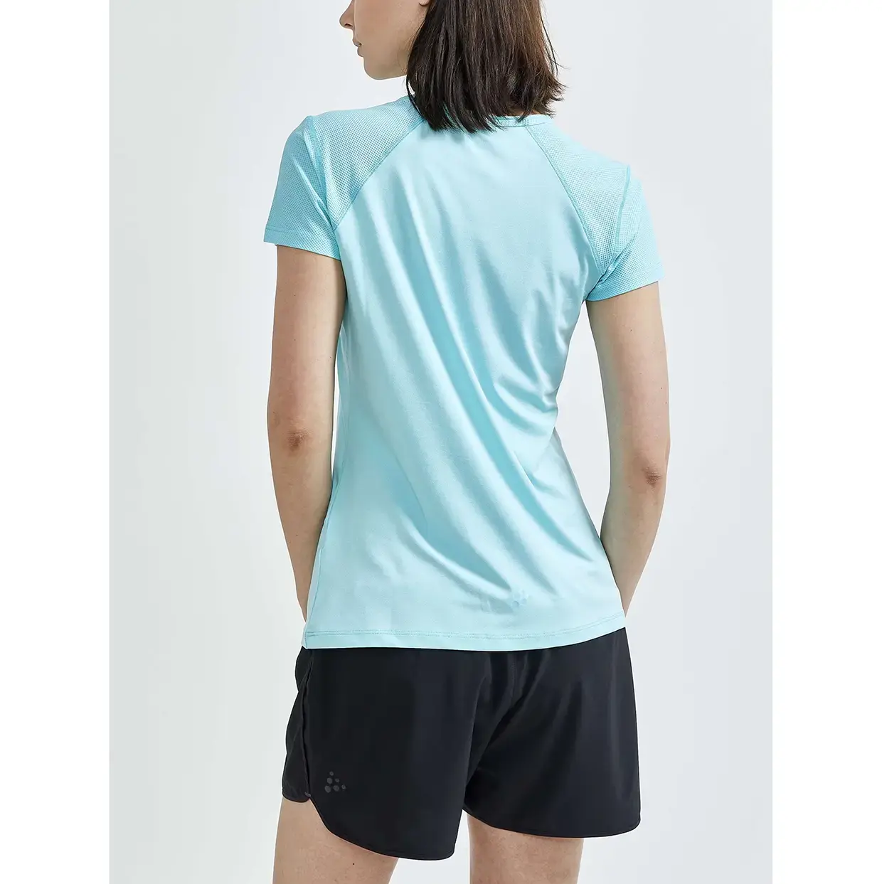Craft ADV Essence Hardloopshirt Korte Mouwen Blauw Dames