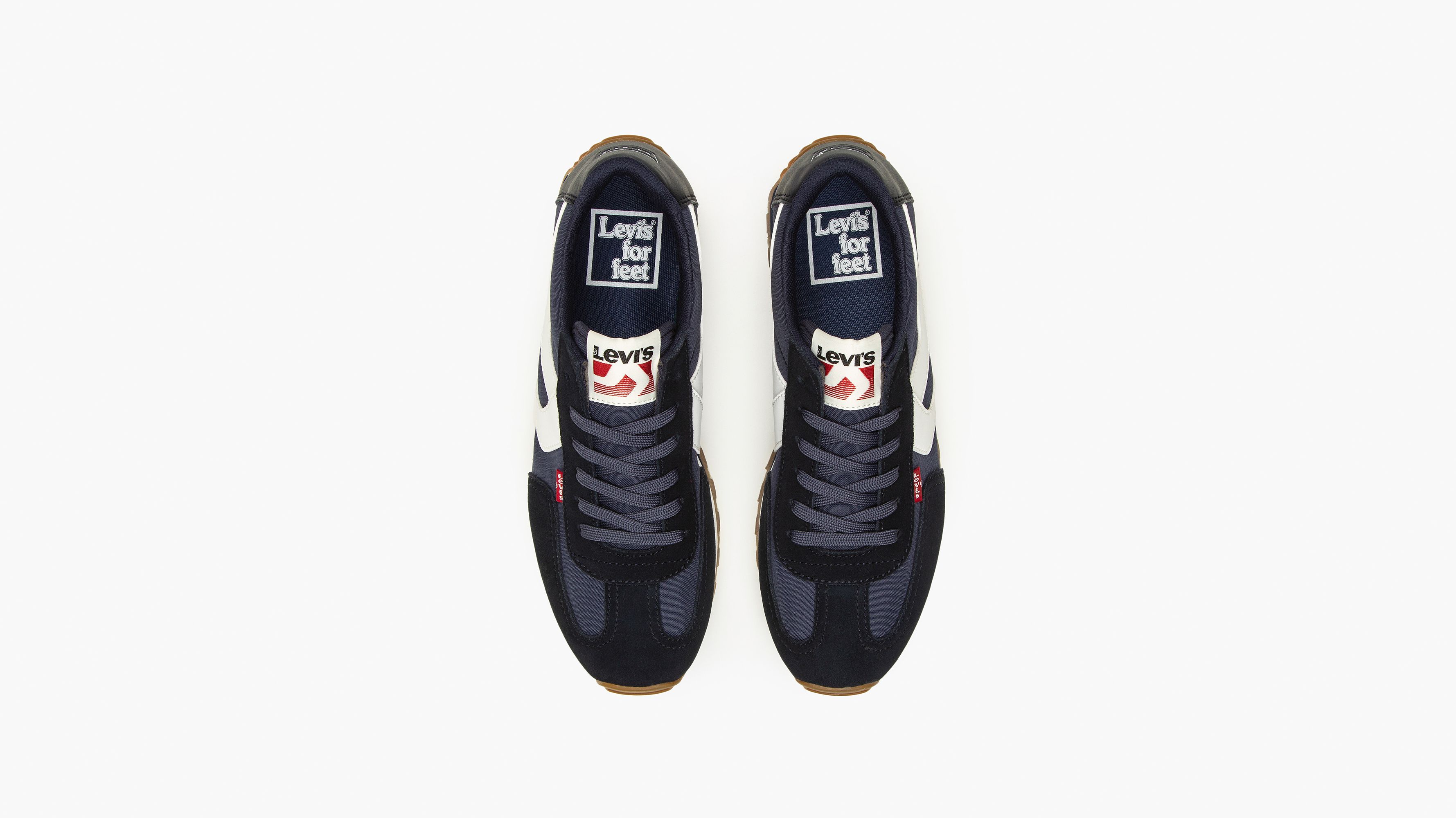 Levi's® Homme baskets Stryder Red Tab - Navy Blue - Bleu