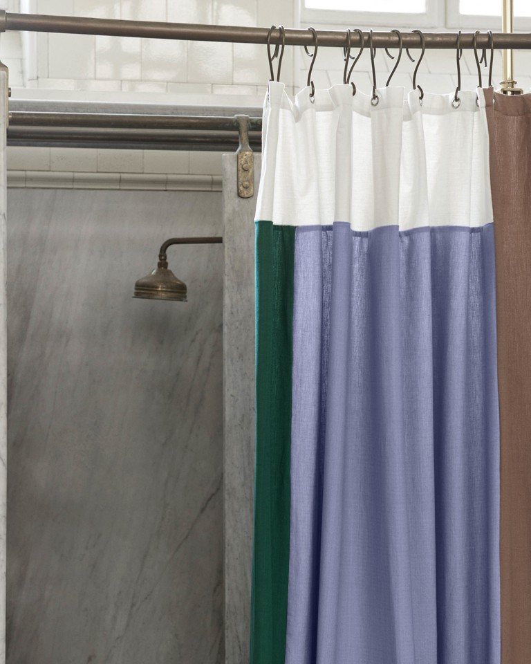 HAY - Pivot Shower Curtain - Blue