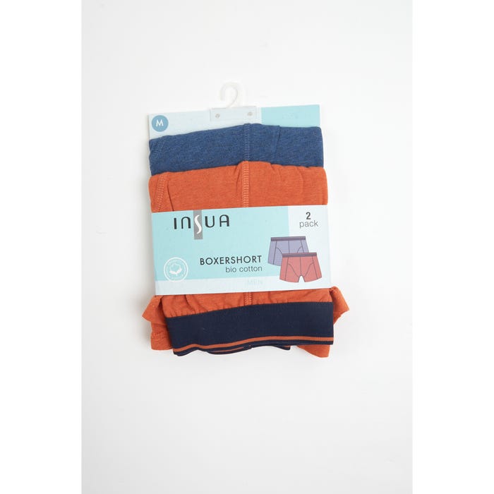 inSua-2-pack effen boxershorts - Insua