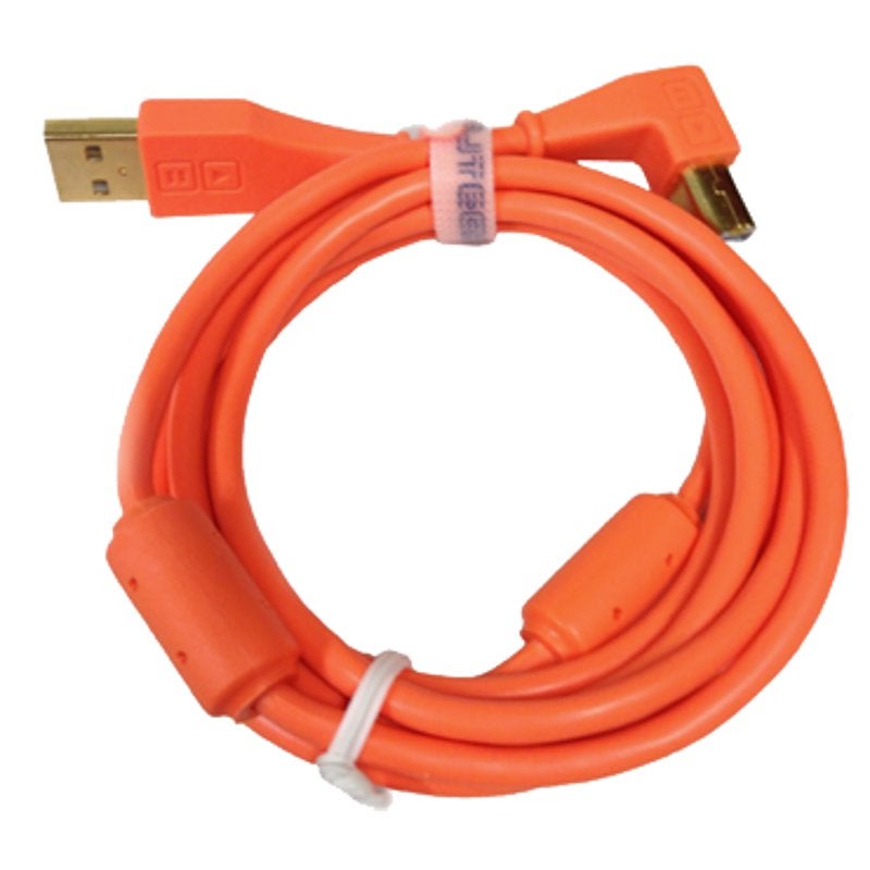 Dj TechTools Chroma Cable angled USB 1.5 m neon orange