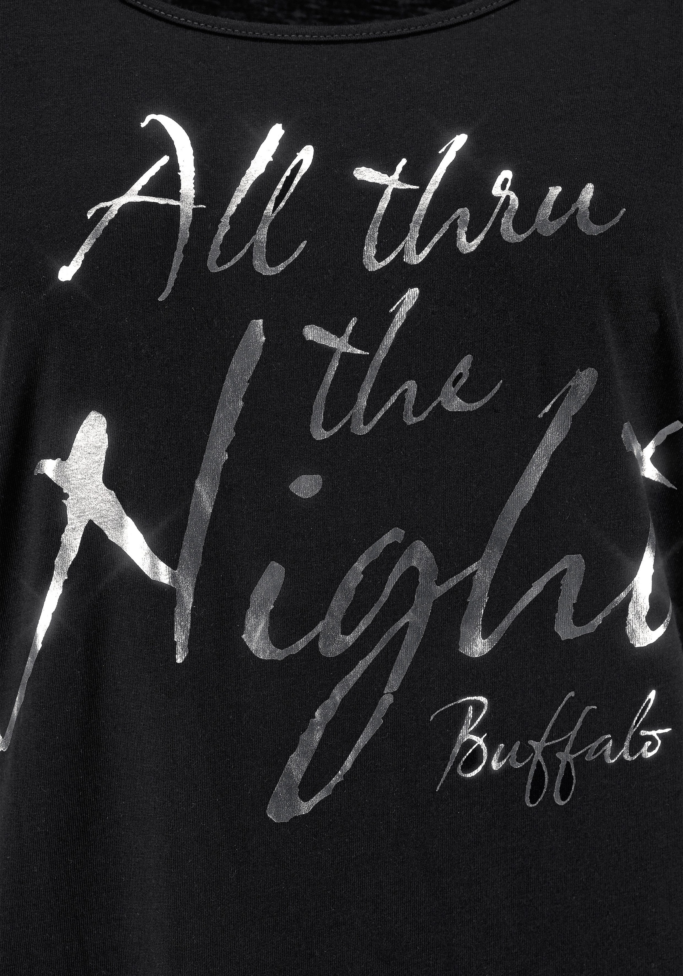 Buffalo Pyjama 2 Stk. tlg., gemusterte Hose mit Eingrifftaschen