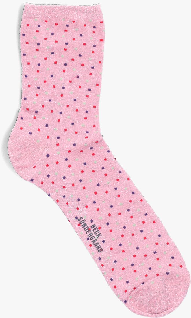 BECKSONDERGAARD roze becksondergaard sokken liza glitza sock