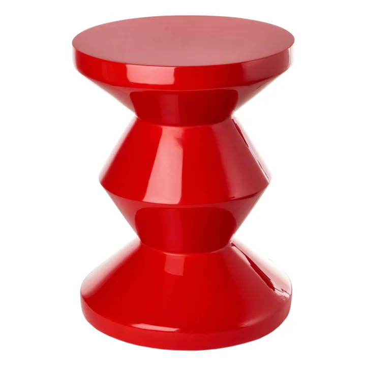 Pols Potten Tabouret Zig Zag | Rouille