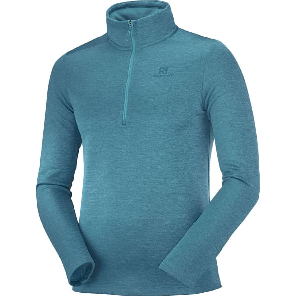 Sweat polaire randonnée SALOMON TRANSITION HZ MID M BARRIER REEF/HEATHER