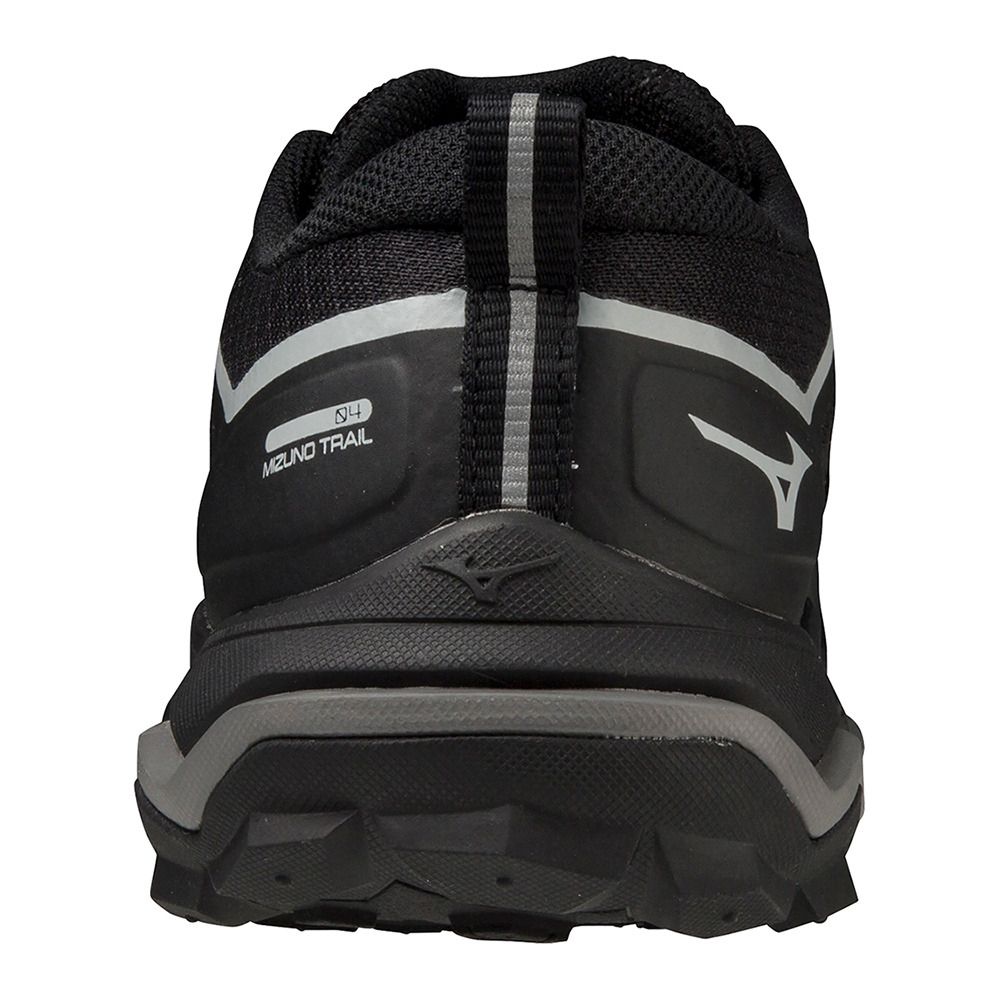 Mizuno WAVE IBUKI 4 GTX - Chaussures trail Femme black/silver/quiet shade