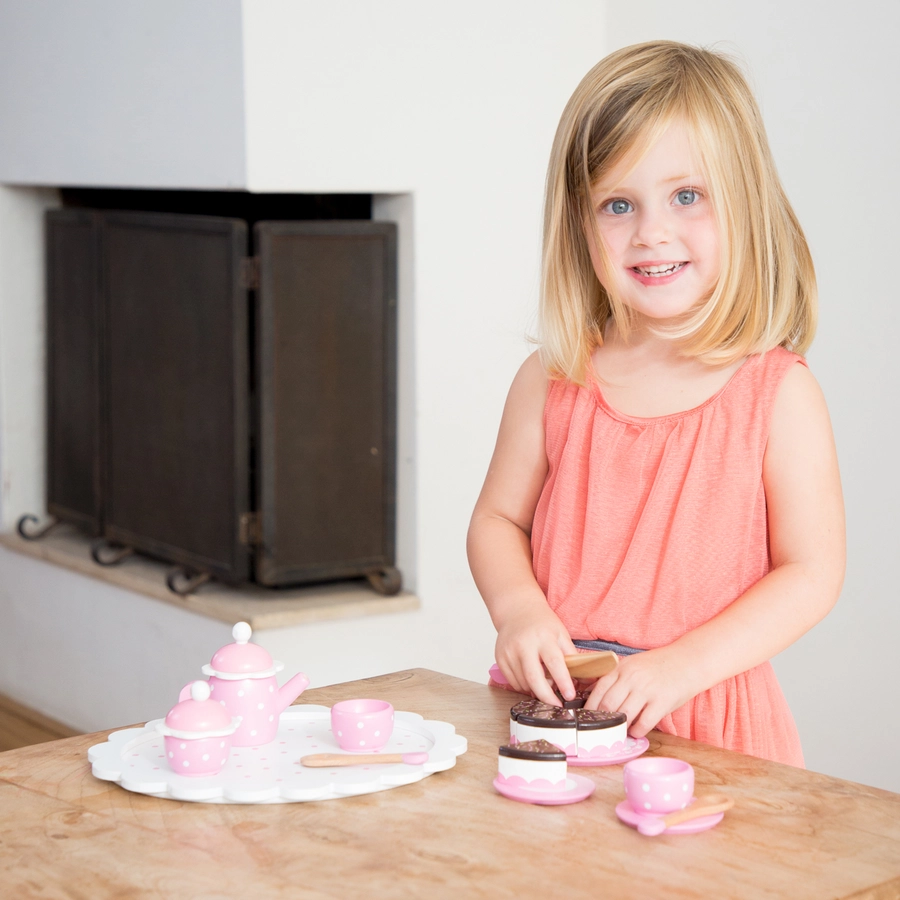 New Classic Toys Kaffeeservice mit Kuchen