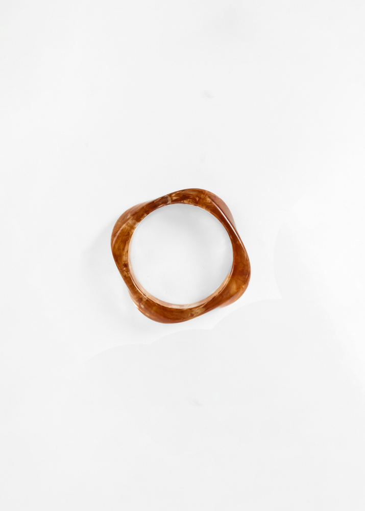 Anna armband choco bruin