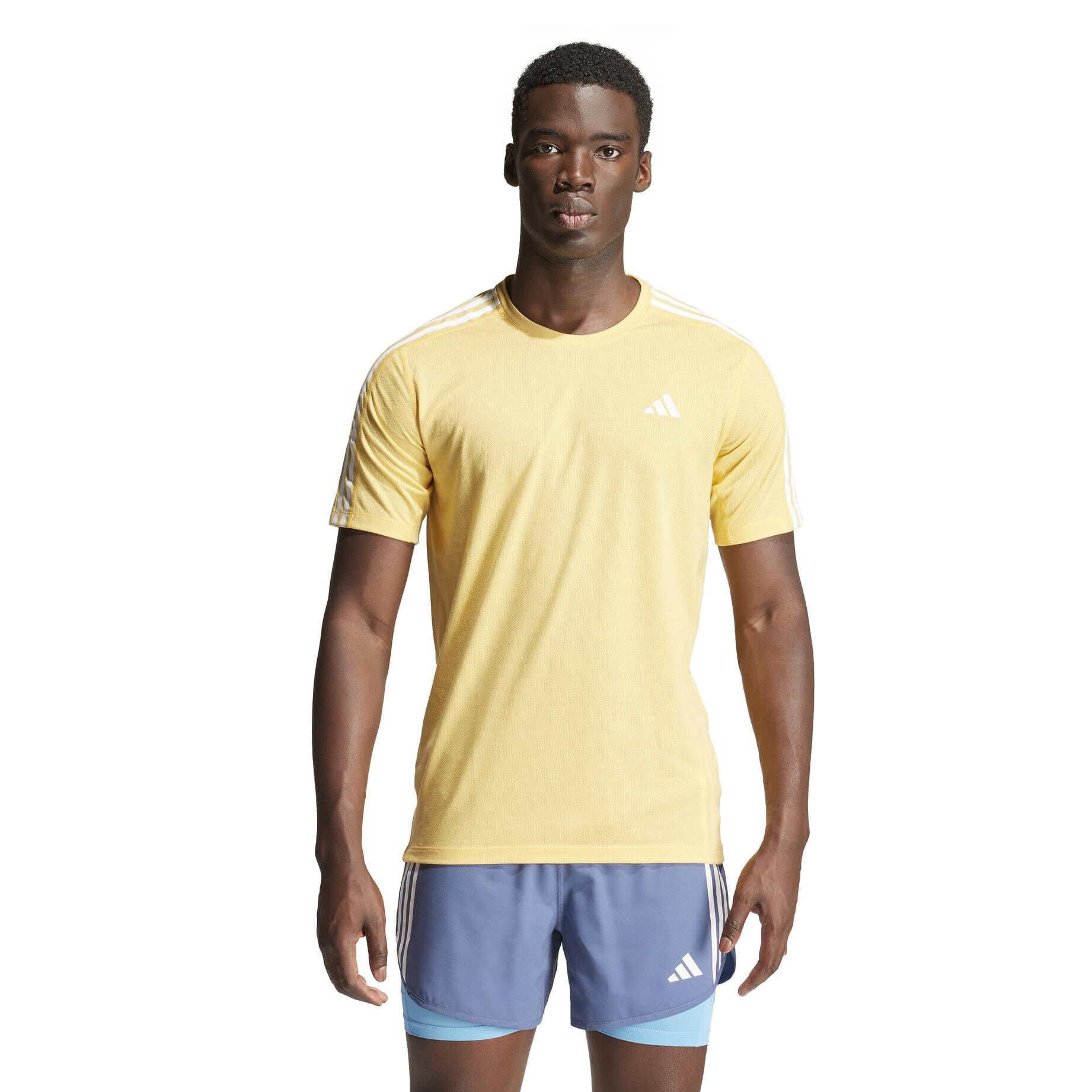 adidas Performance| Herren Laufshirt OWN THE RUN 3 STRIPES