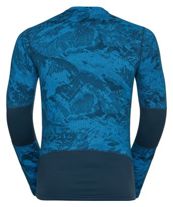 Maillot Manches Longues Odlo Whistler Eco Bleu