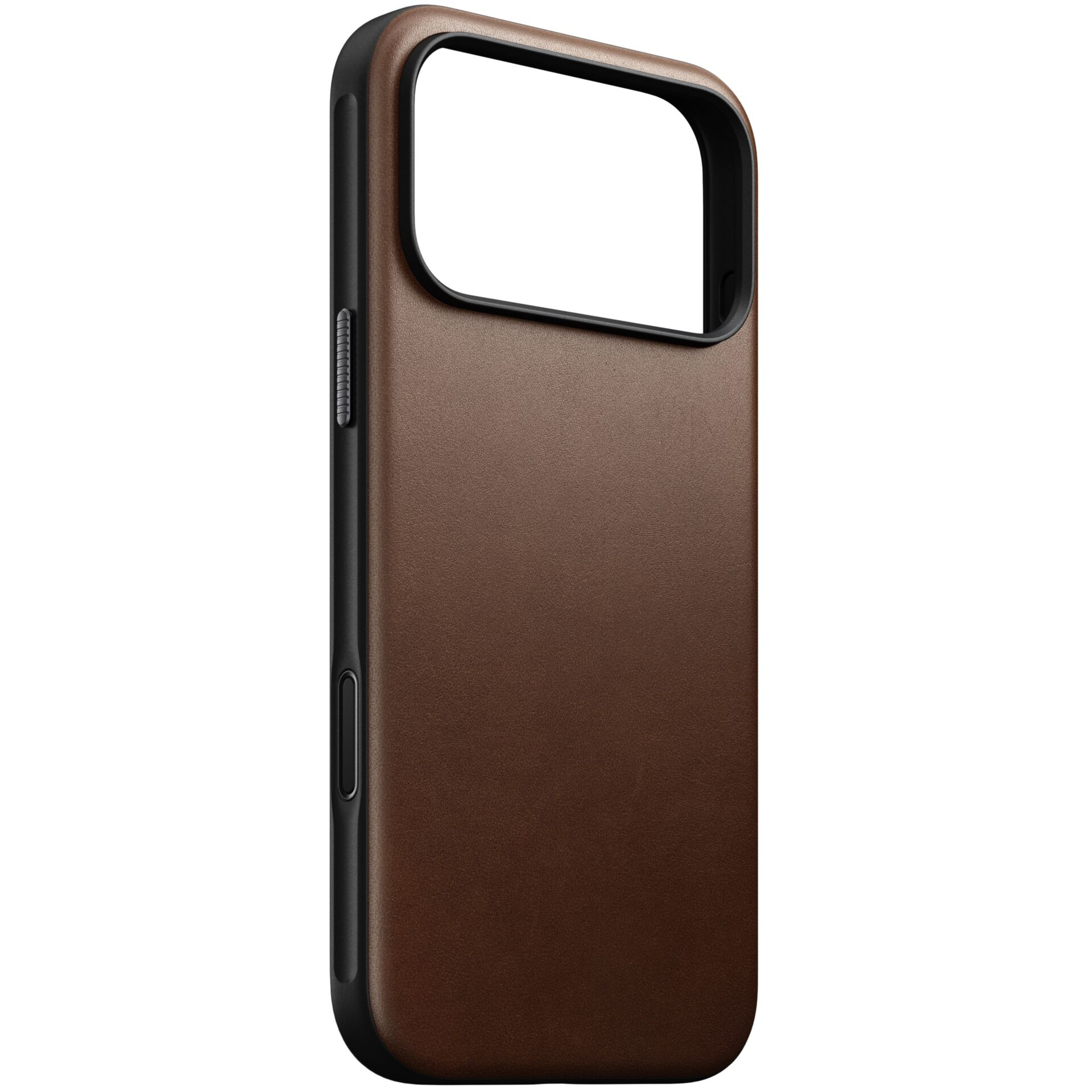 iPhone 17 Pro Max MagSafe Echtleder Hülle Modern Leather Case (NM014278858) - Braun