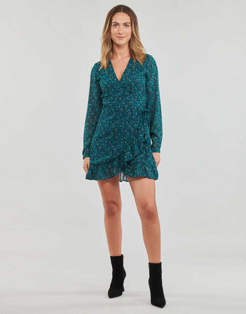 Only - ONLKACEY FR L/S WRAP DRESS PTM - Vert