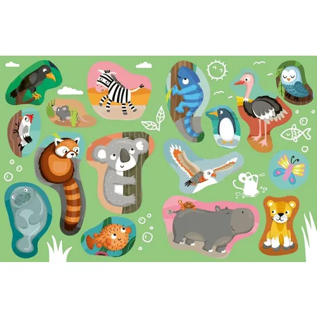 Tessloff Mein kleines Sticker-Malbuch. Wilde Tiere