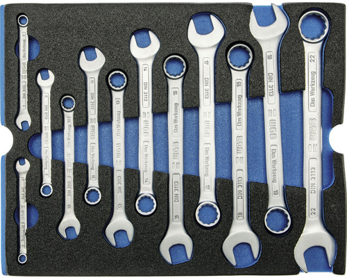 Werkplaatswagen Industrieel 712 x 943 x 466 mm 7 laden - incl. 9 gereedschapsmodules blauw 140-delig