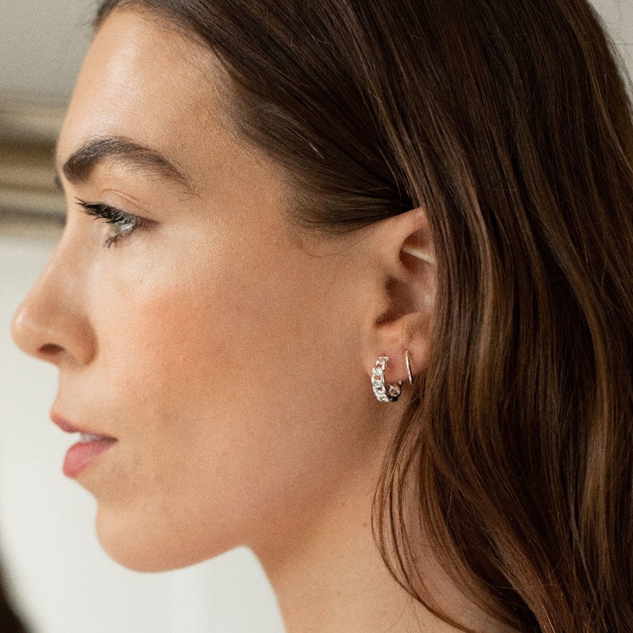Orelia Jewellery Chain Midsize Hoops
