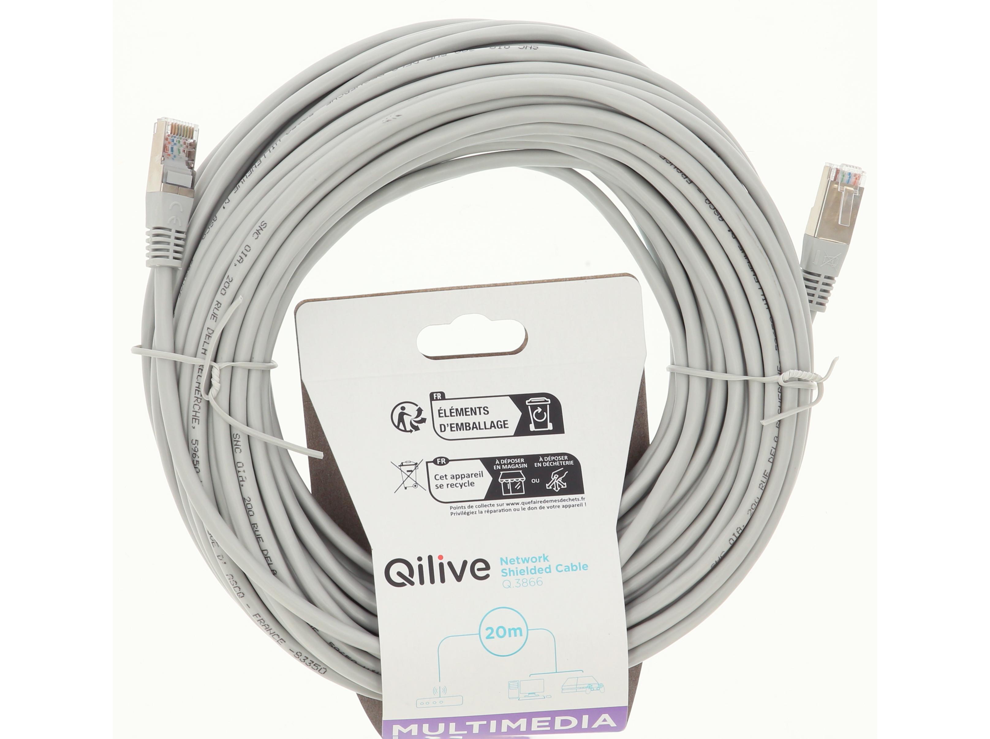CABO RJ45 QILIVE G4218005 CAT-5E 20MT