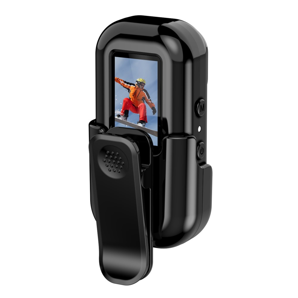 Mini Sport-Kamera Full HD 1080p mit Akku (500mAh)   Micro SD Kartenslot (5.5 x 3cm) - Schwarz