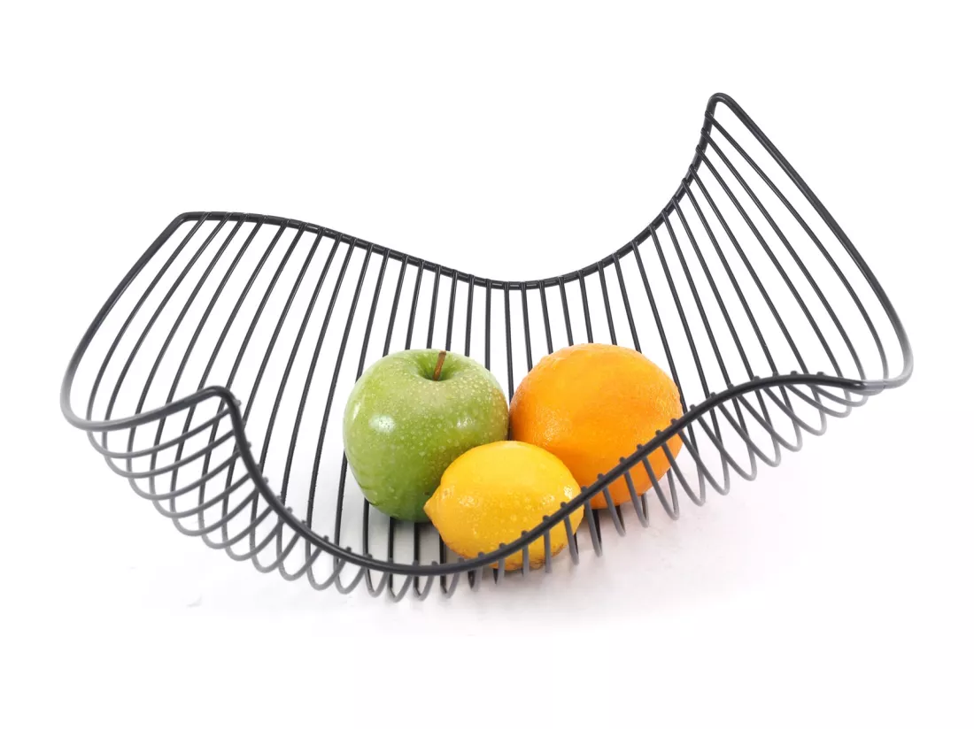 PANIER DE FRUITS SALOMON Métal noir mat