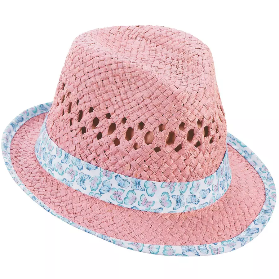 Sterntaler Strohhut rosa