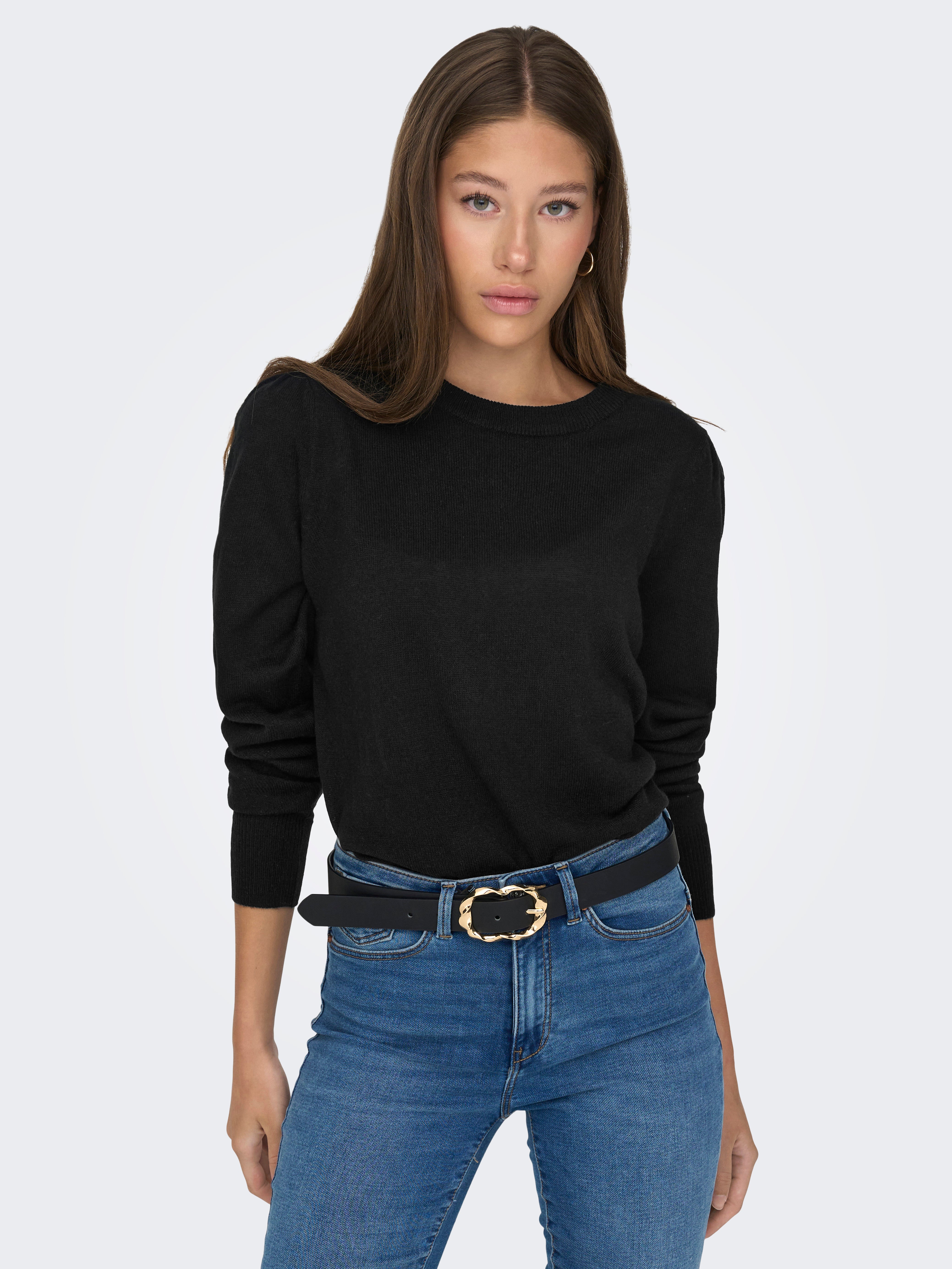 JDYLAURA Strickpullover Black