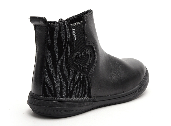 Bopy boots bottine enfant sueva noir