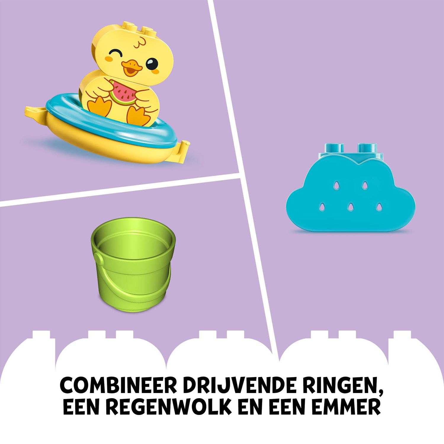 LEGO DUPLO 10965 Pret in bad: Drijvende Dierentrein