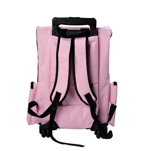 Carrinho/transportador 2 em 1 para animais de estimação PawHut, rosa