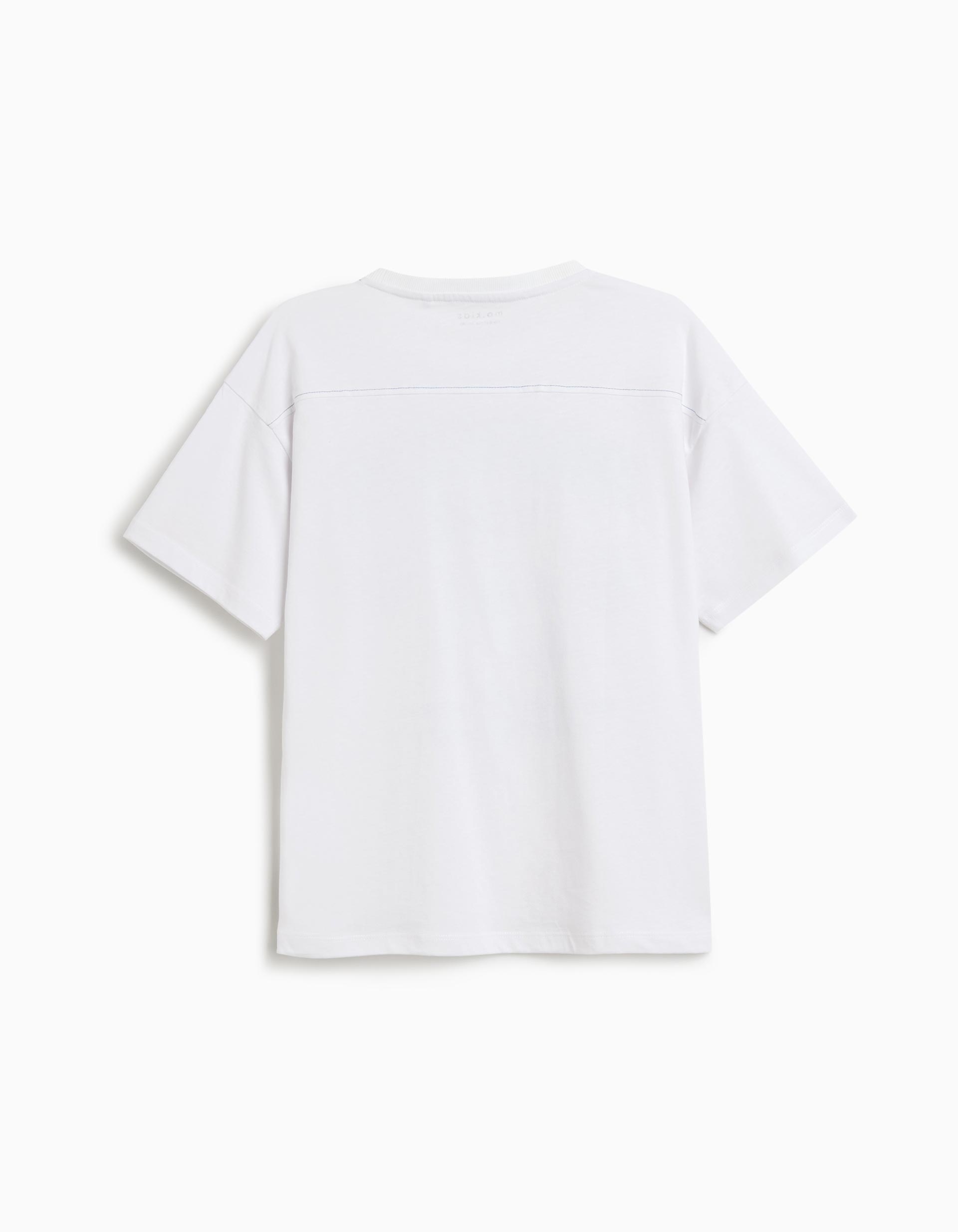 T-shirt Print, Menino, Branco