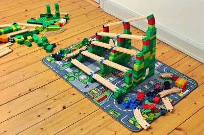 TOY2 Track Connector Extra 20 Slope Byggesett
