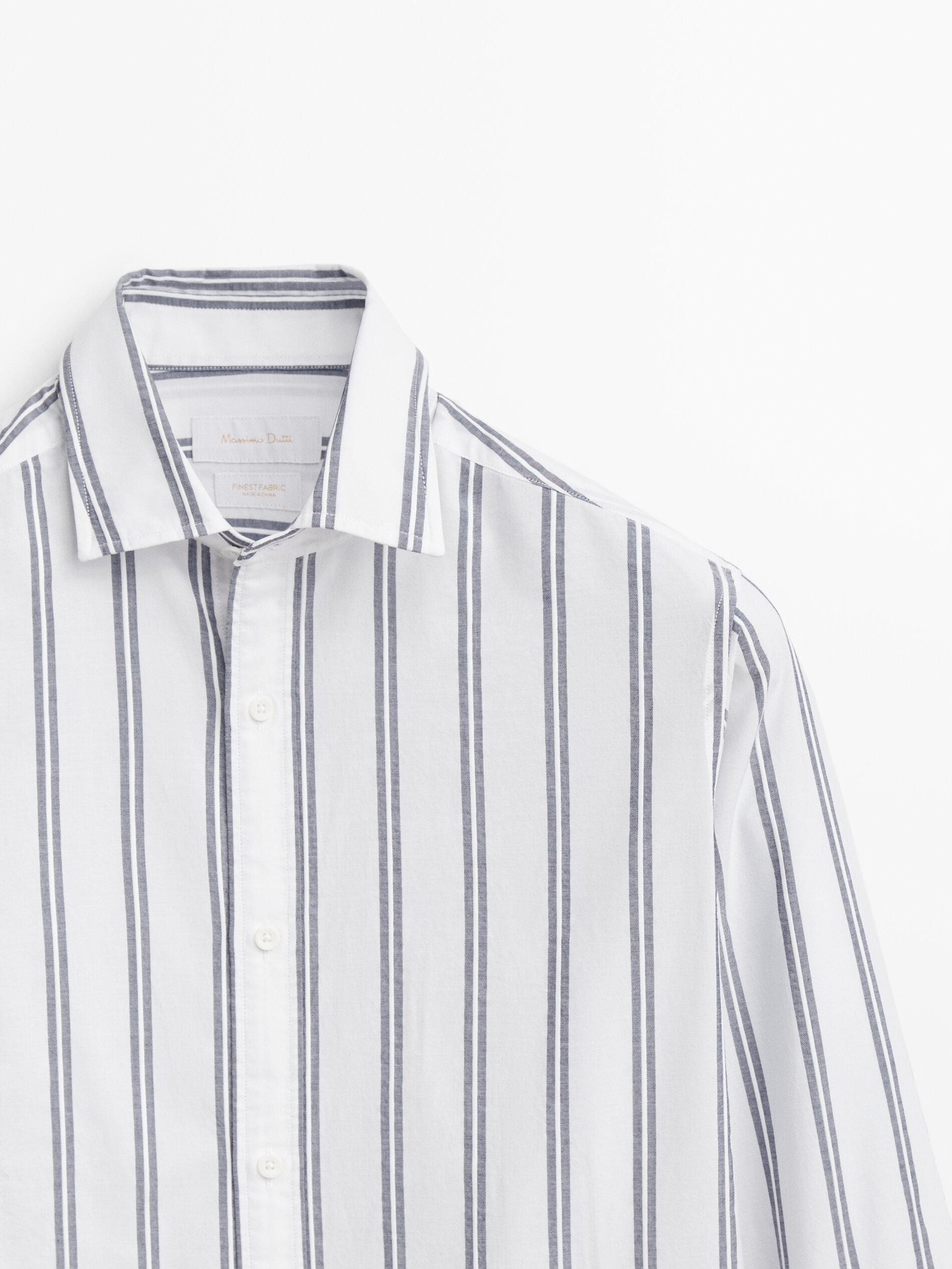 Camisa Raya de corte reto duplo - AZUL MARINHO
