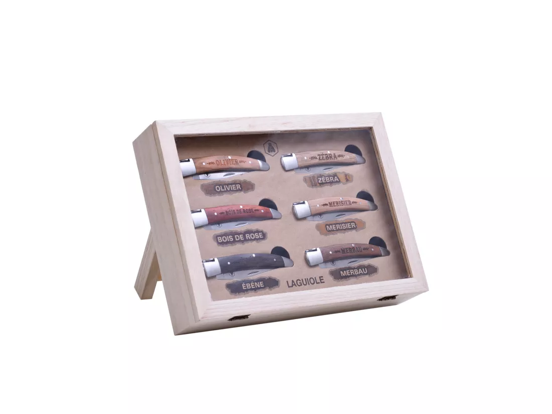 Coffret 6 couteaux pliants