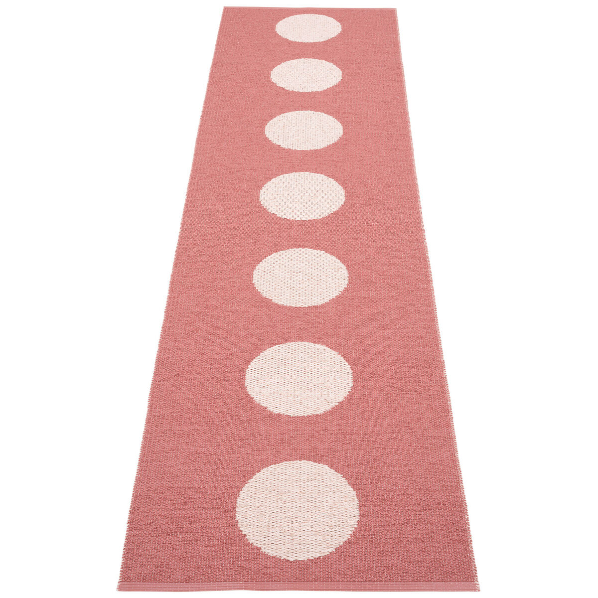 Pappelina Vera Pop teppe 70 × 280 cm, blush/pink