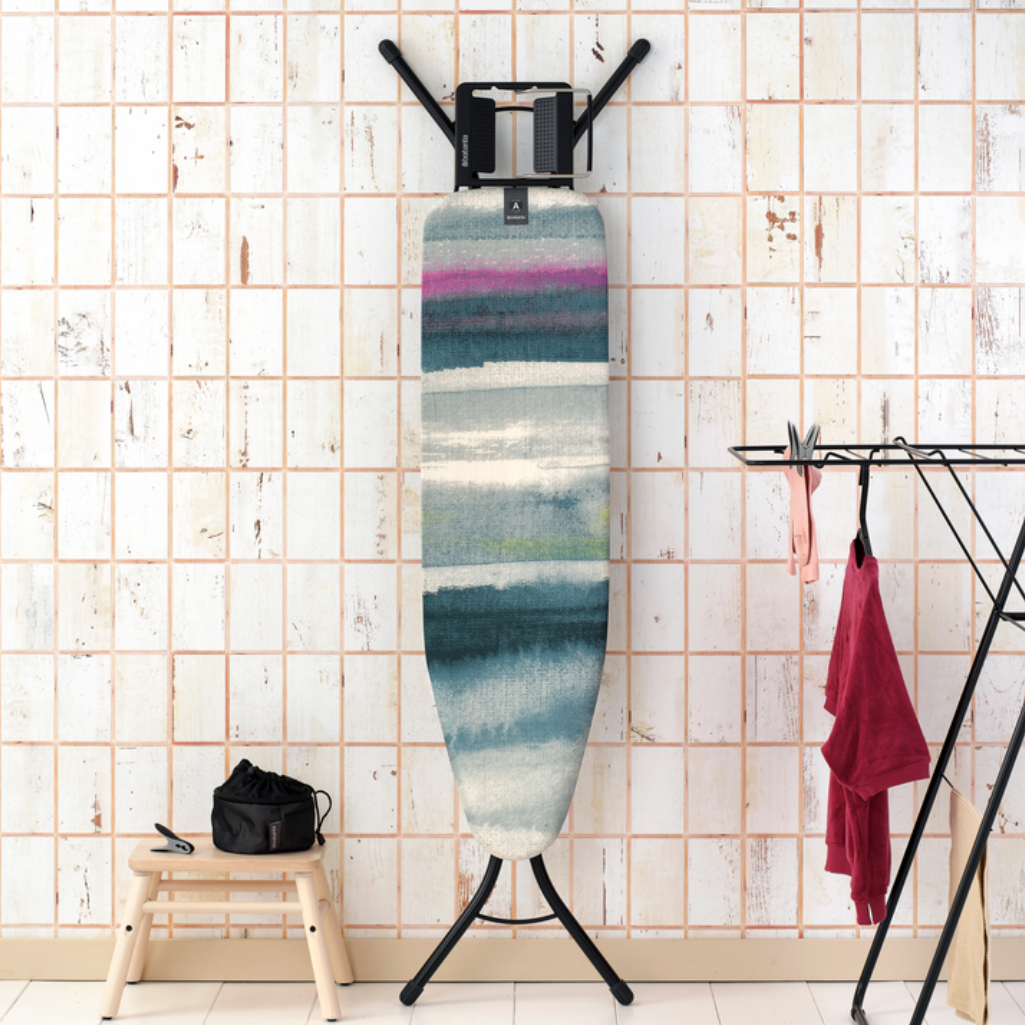Strijkplank A, 110x30 cm, strijkerhouder - Morning Breeze
